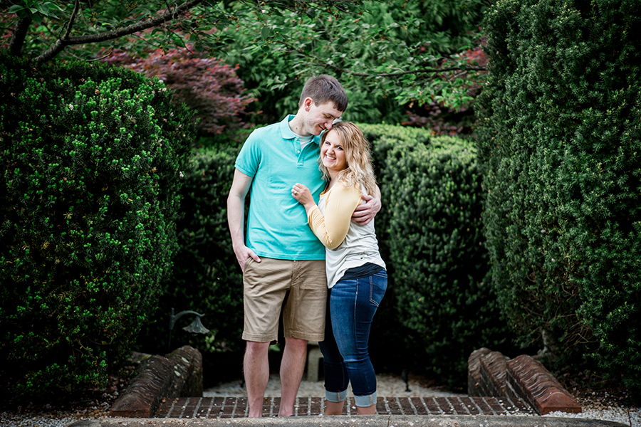 His hand in his pocket engagement photo by Knoxville Wedding Photographer, Amanda May Photos.