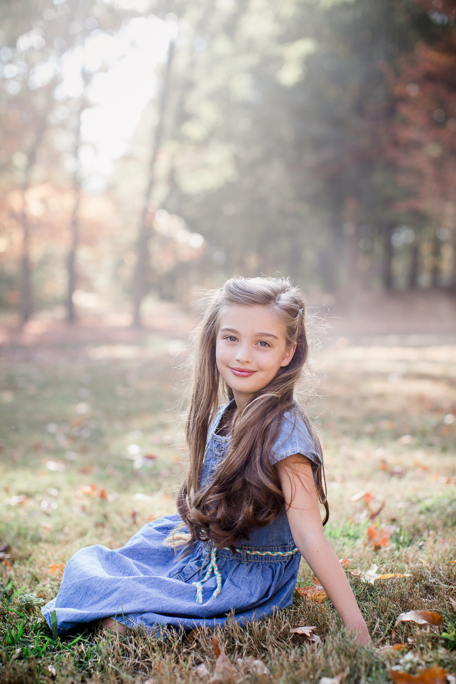 Little girl with awesome hair by Knoxville Wedding Photographer, Amanda May Photos.