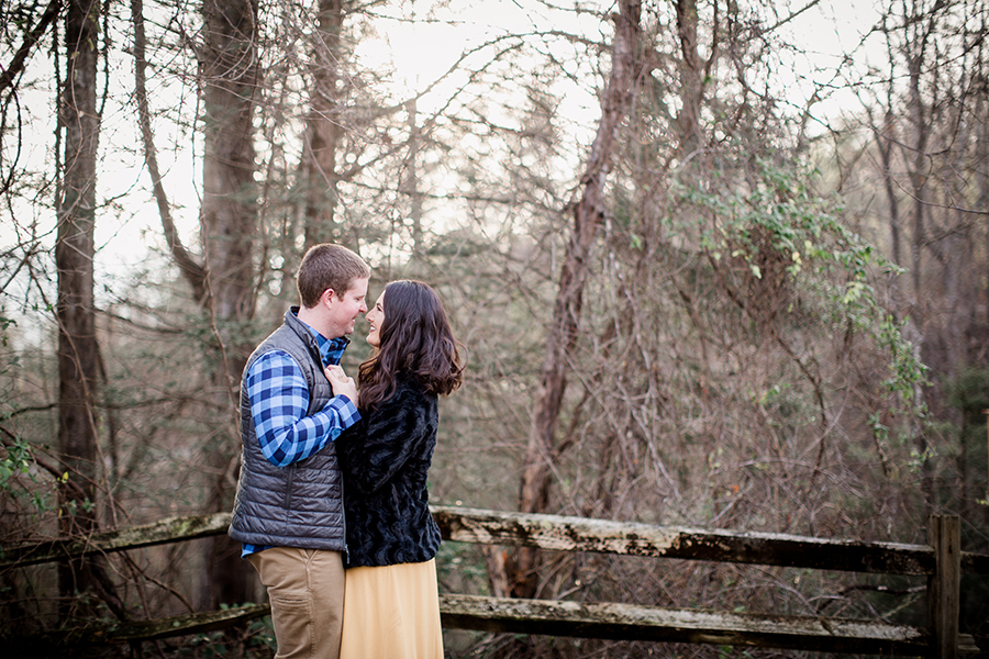 Dancing in the woods by Knoxville Wedding Photographer, Amanda May Photos.