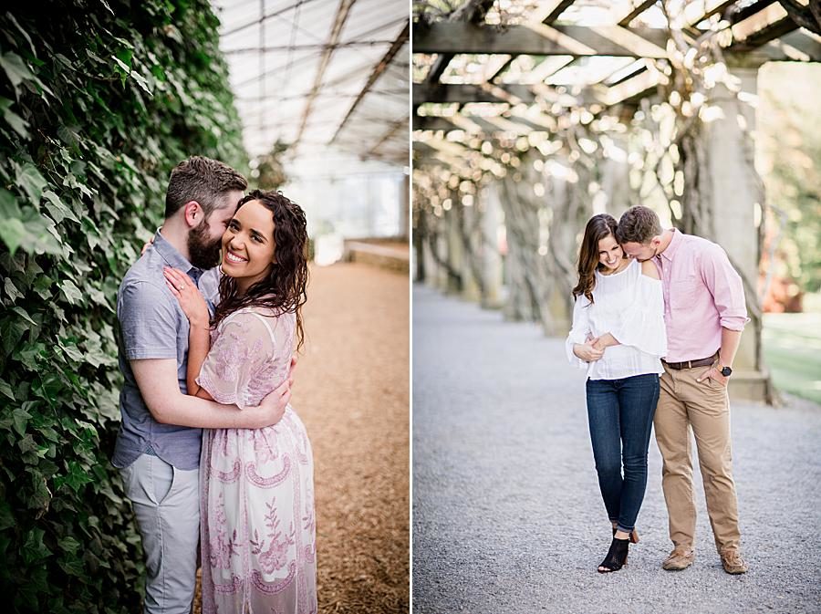 Greenhouse at this 2018 favorite engagements by Knoxville Wedding Photographer, Amanda May Photos.