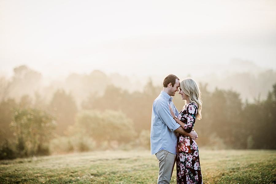 Golden hour at this 2018 favorite engagements by Knoxville Wedding Photographer, Amanda May Photos.