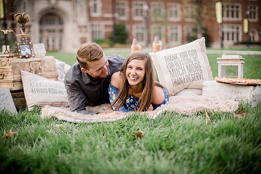 Ayres Hall at this 2018 favorite engagements by Knoxville Wedding Photographer, Amanda May Photos.