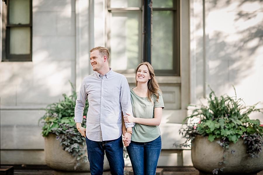 Downtown Knoxville at this 2018 favorite engagements by Knoxville Wedding Photographer, Amanda May Photos.