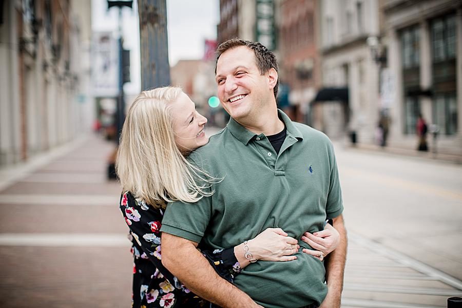 Green polo at this 2018 favorite engagements by Knoxville Wedding Photographer, Amanda May Photos.