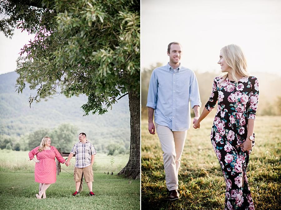 Family farm at this 2018 favorite engagements by Knoxville Wedding Photographer, Amanda May Photos.