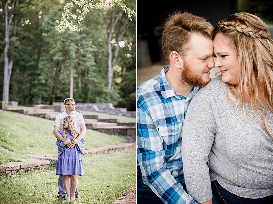 Nose to nose at this 2018 favorite engagements by Knoxville Wedding Photographer, Amanda May Photos.