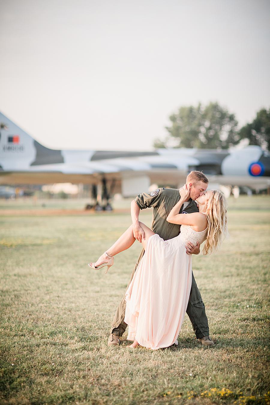 Dipping at this 2018 favorite engagements by Knoxville Wedding Photographer, Amanda May Photos.
