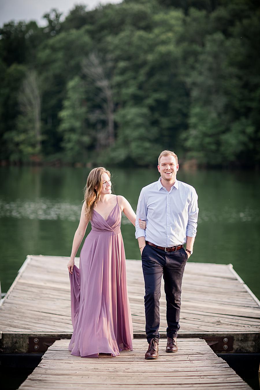 Dock at this 2018 favorite engagements by Knoxville Wedding Photographer, Amanda May Photos.