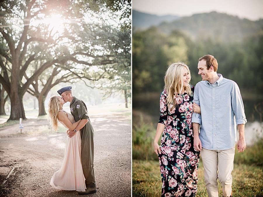 Lake Bistineau at this 2018 favorite engagements by Knoxville Wedding Photographer, Amanda May Photos.