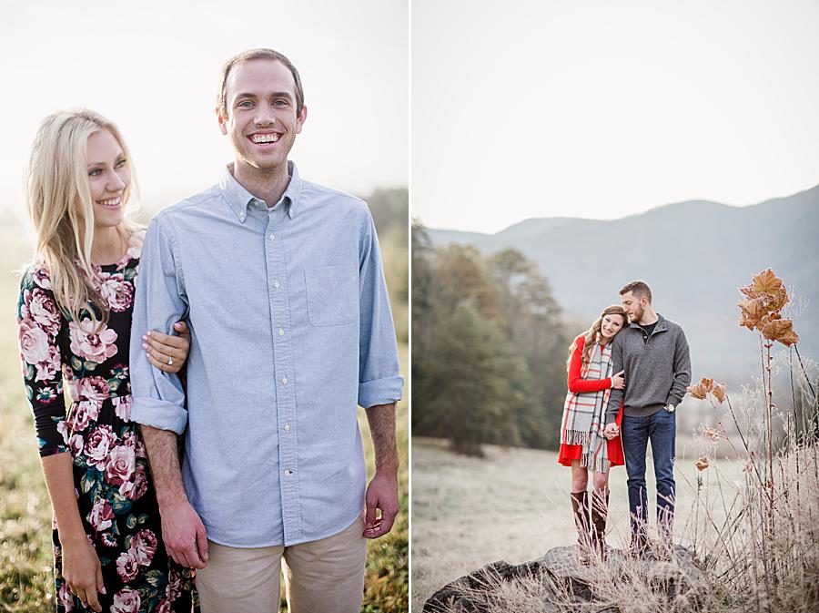 Lighting at this 2018 favorite engagements by Knoxville Wedding Photographer, Amanda May Photos.