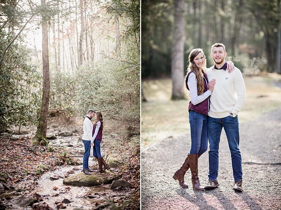 Taylor and Austin at this 2018 favorite engagements by Knoxville Wedding Photographer, Amanda May Photos.