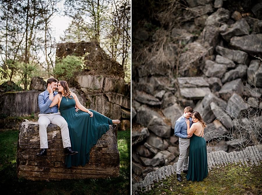 Streams at this 2018 favorite engagements by Knoxville Wedding Photographer, Amanda May Photos.