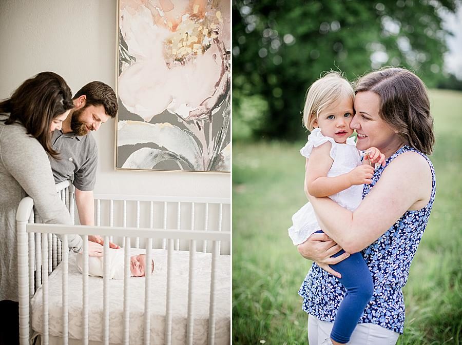 Snuggles at this 2018 Favorite Portraits by Knoxville Wedding Photographer, Amanda May Photos.