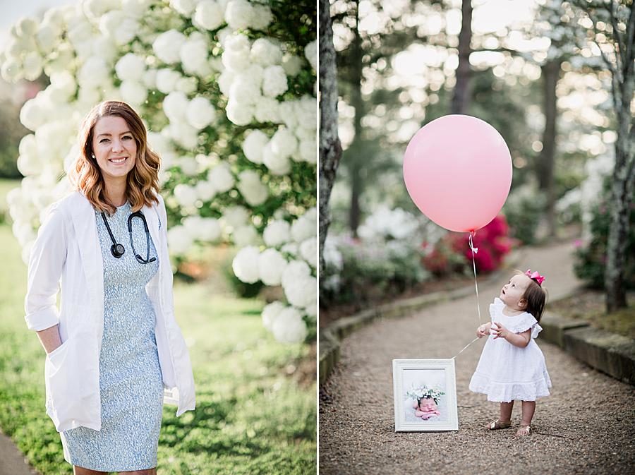 Nursing graduation at this 2018 Favorite Portraits by Knoxville Wedding Photographer, Amanda May Photos.
