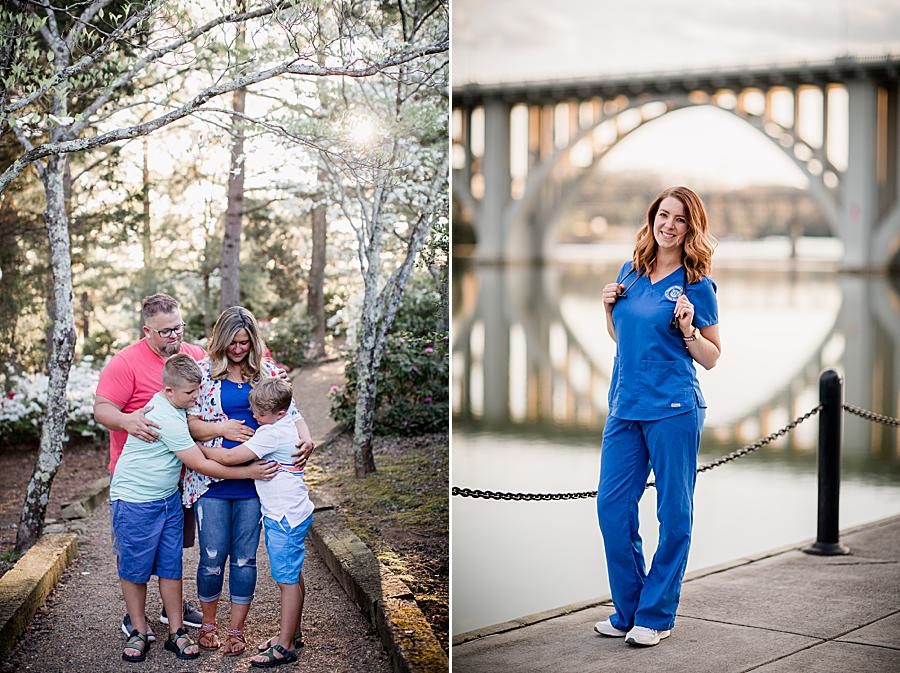 Scrubs at this 2018 Favorite Portraits by Knoxville Wedding Photographer, Amanda May Photos.