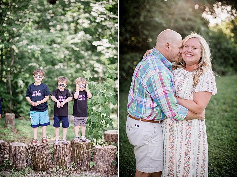 3 boys at this 2018 Favorite Portraits by Knoxville Wedding Photographer, Amanda May Photos.