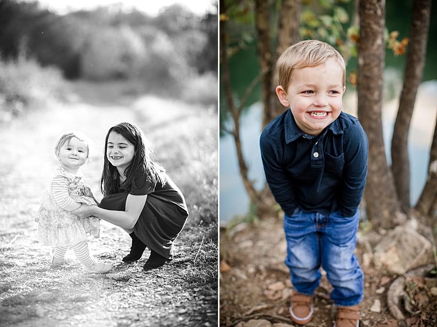 Kids at this 2018 Favorite Portraits by Knoxville Wedding Photographer, Amanda May Photos.