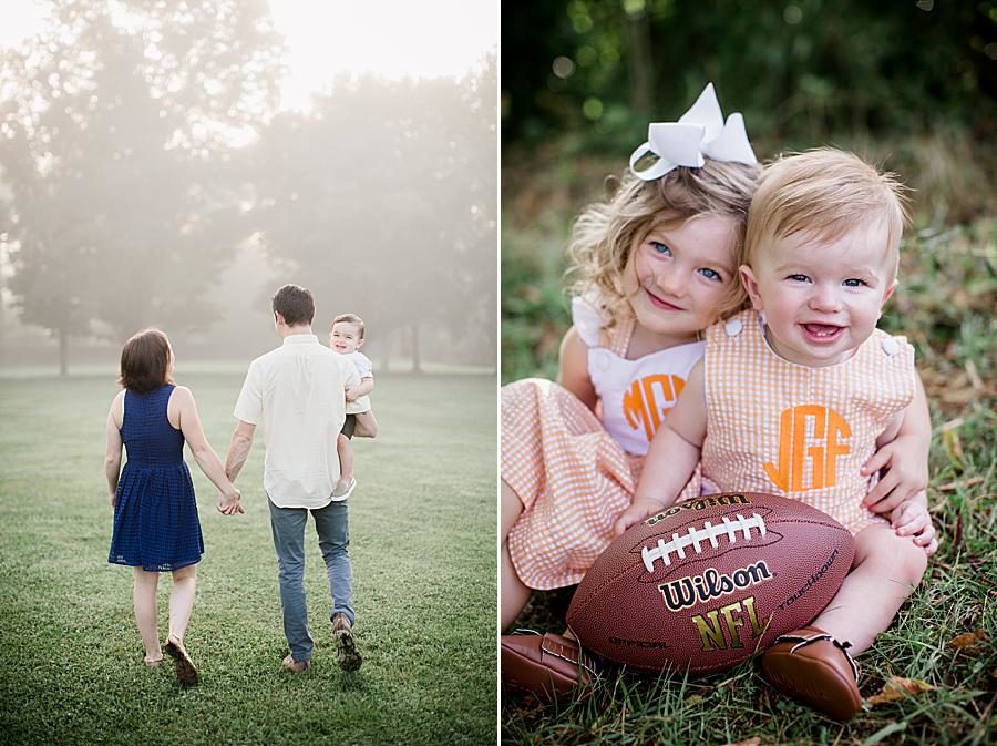 Football at this 2018 Favorite Portraits by Knoxville Wedding Photographer, Amanda May Photos.