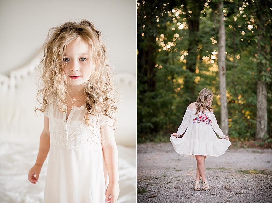 Curly hair at this 2018 Favorite Portraits by Knoxville Wedding Photographer, Amanda May Photos.