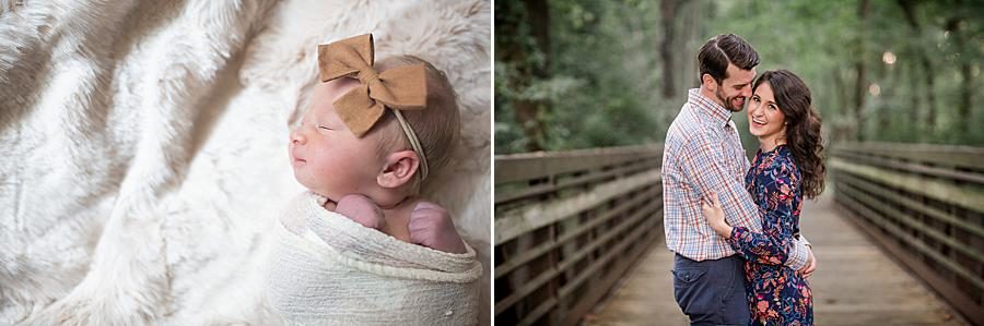 On a bridge at this 2018 Favorite Portraits by Knoxville Wedding Photographer, Amanda May Photos.