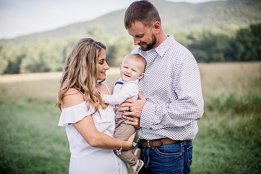 Cades Cove at this 2018 Favorite Portraits by Knoxville Wedding Photographer, Amanda May Photos.