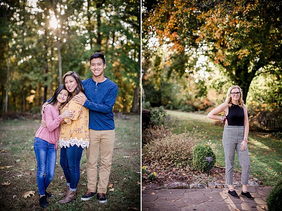 Checkered pants at this 2018 Favorite Portraits by Knoxville Wedding Photographer, Amanda May Photos.