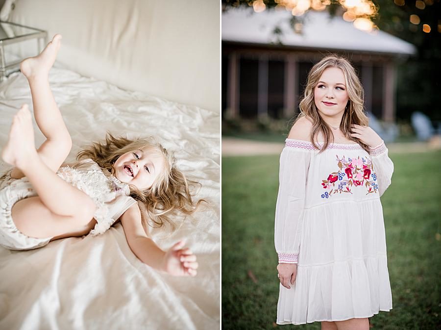 Boho dress at this 2018 Favorite Portraits by Knoxville Wedding Photographer, Amanda May Photos.