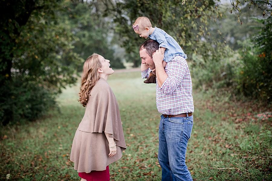 Brown poncho at this 2018 Favorite Portraits by Knoxville Wedding Photographer, Amanda May Photos.