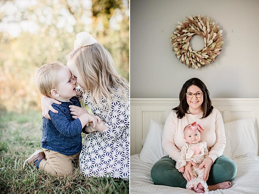 Eucalyptus wreath at this 2018 Favorite Portraits by Knoxville Wedding Photographer, Amanda May Photos.