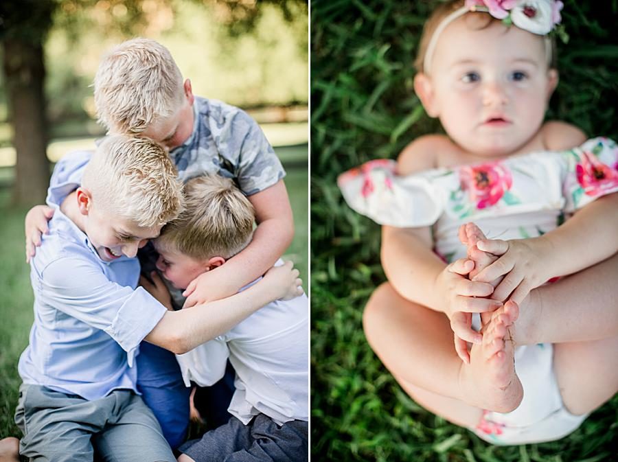 Wrestling at this 2018 Favorite Portraits by Knoxville Wedding Photographer, Amanda May Photos.