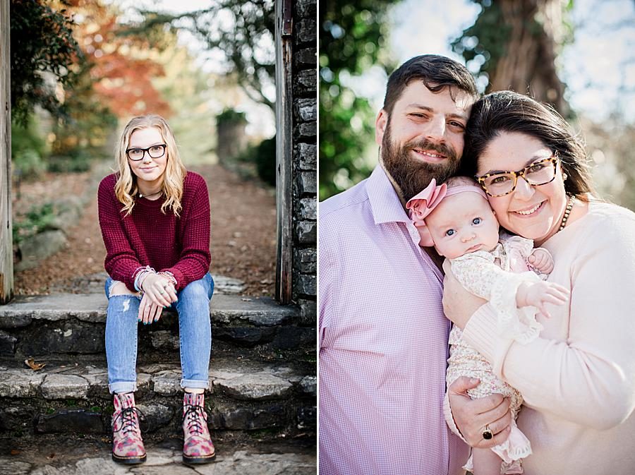 Elbows on knees at this 2018 Favorite Portraits by Knoxville Wedding Photographer, Amanda May Photos.
