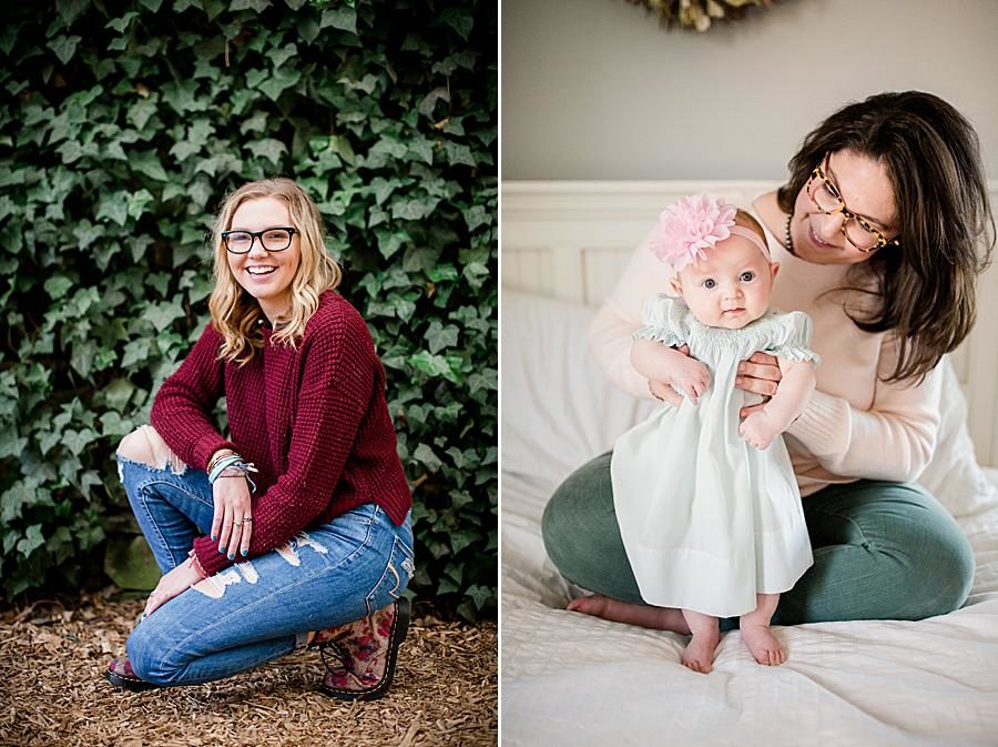 Kneeling at this 2018 Favorite Portraits by Knoxville Wedding Photographer, Amanda May Photos.