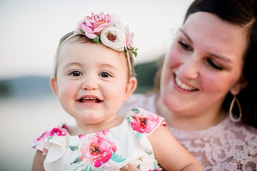 Flower headband at this 2018 Favorite Portraits by Knoxville Wedding Photographer, Amanda May Photos.