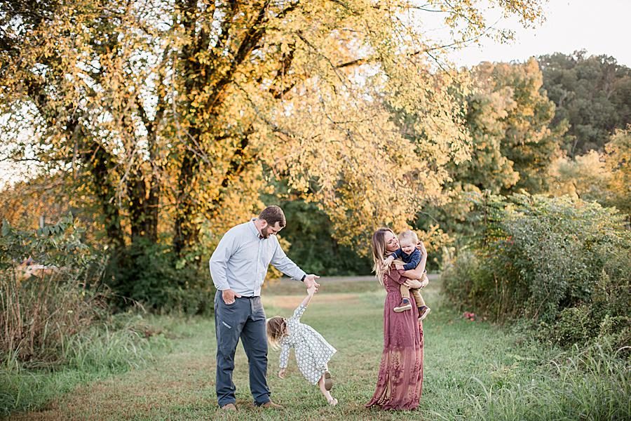 Fall foliage at this 2018 Favorite Portraits by Knoxville Wedding Photographer, Amanda May Photos.