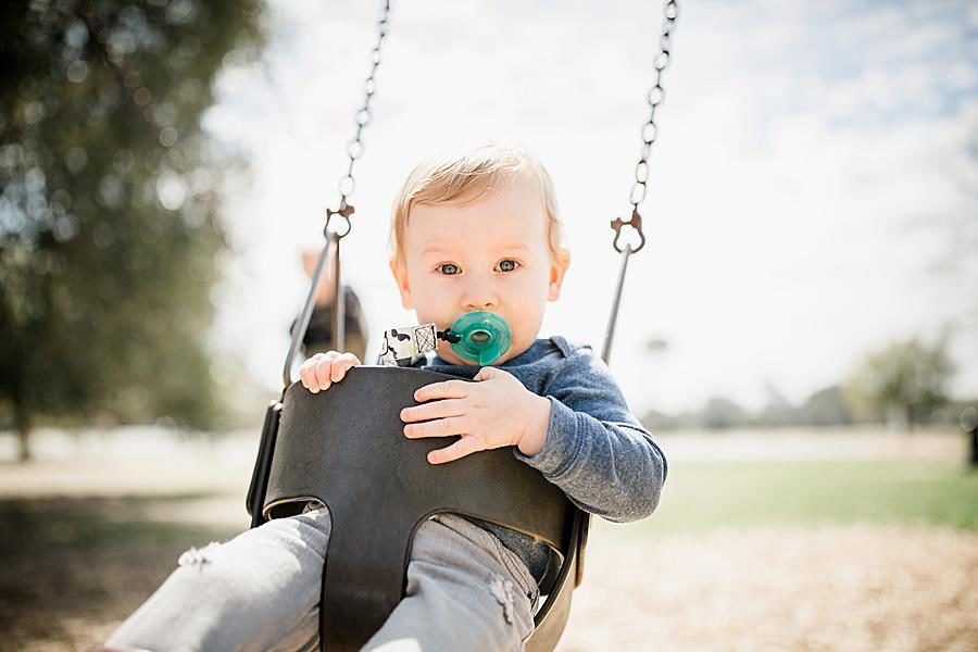 Pacifier at this Family by Knoxville Wedding Photographer, Amanda May Photos.