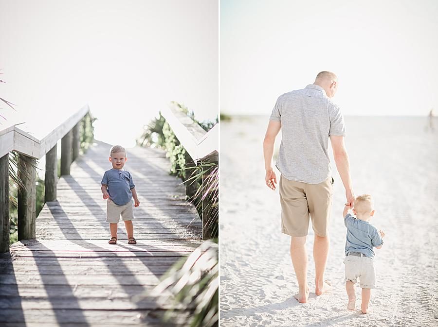 On the sand at this Family by Knoxville Wedding Photographer, Amanda May Photos.