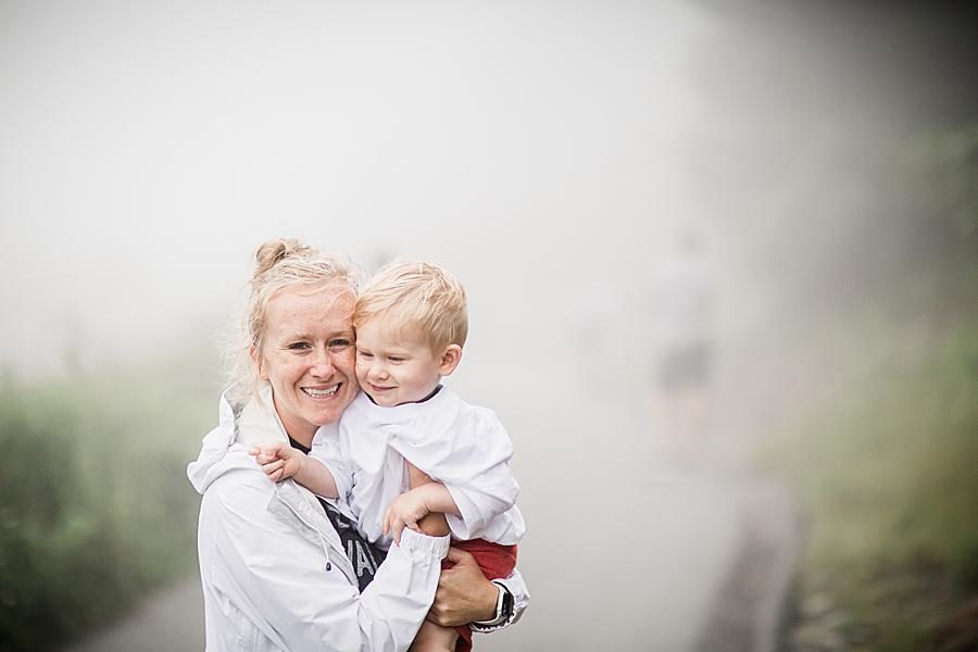 Foggy at this Family by Knoxville Wedding Photographer, Amanda May Photos.