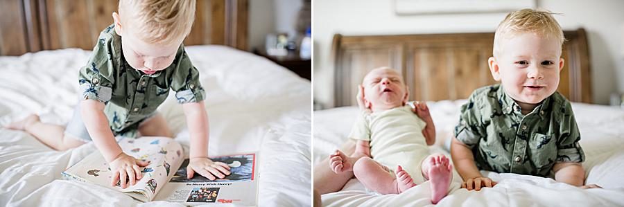 Newborn at this Family by Knoxville Wedding Photographer, Amanda May Photos.