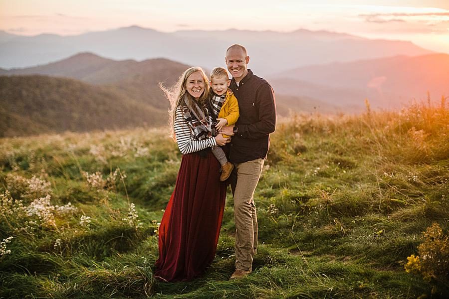 The mountains at this Family by Knoxville Wedding Photographer, Amanda May Photos.