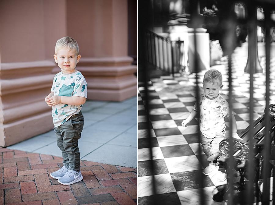 Checkerboard ground at this Family by Knoxville Wedding Photographer, Amanda May Photos.