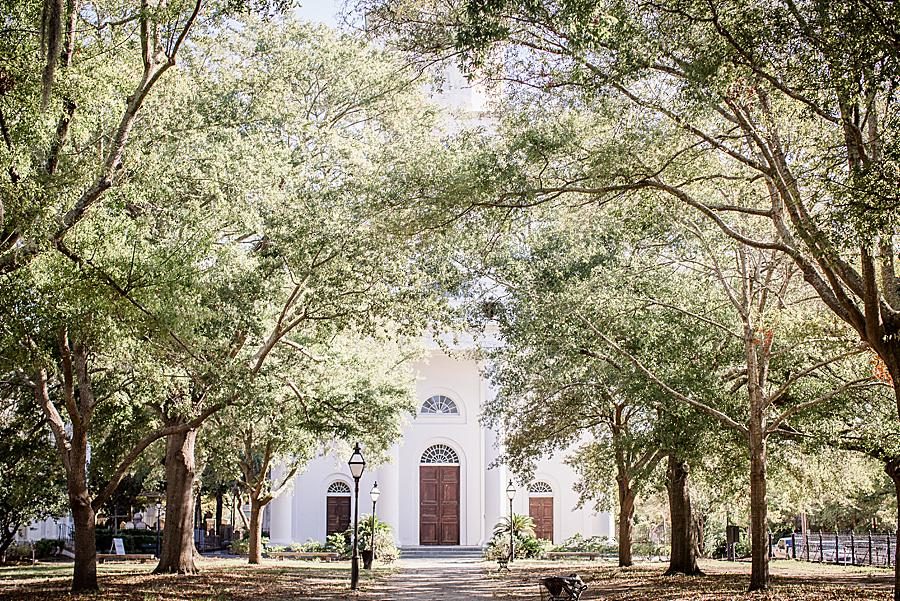 White church at this Family by Knoxville Wedding Photographer, Amanda May Photos.