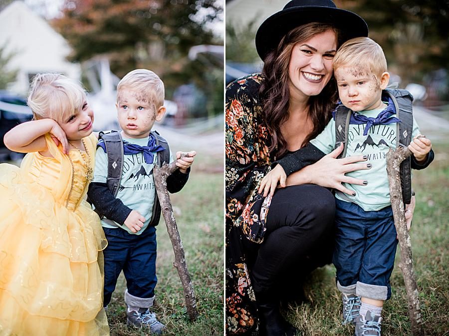 Halloween costume at this Family by Knoxville Wedding Photographer, Amanda May Photos.