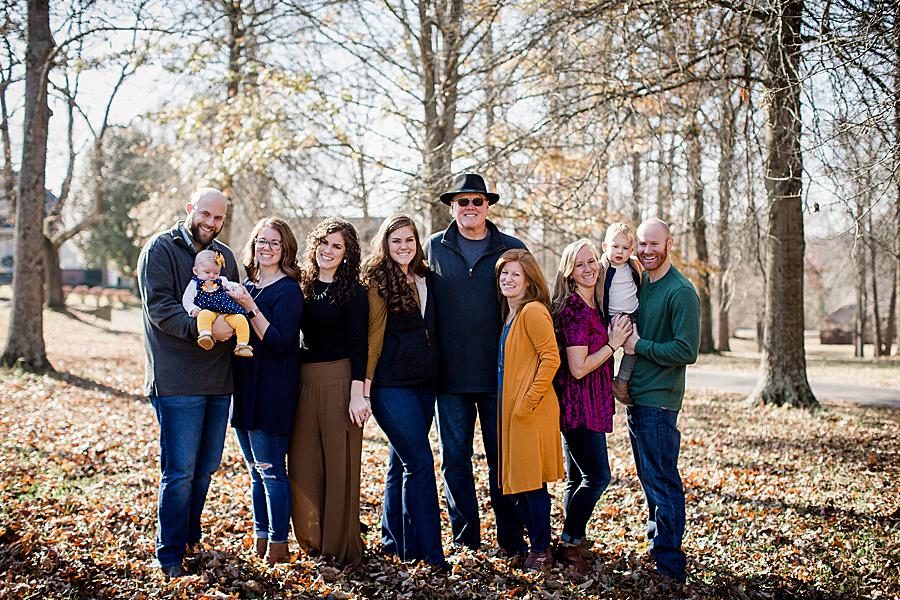 The whole family at this Family by Knoxville Wedding Photographer, Amanda May Photos.