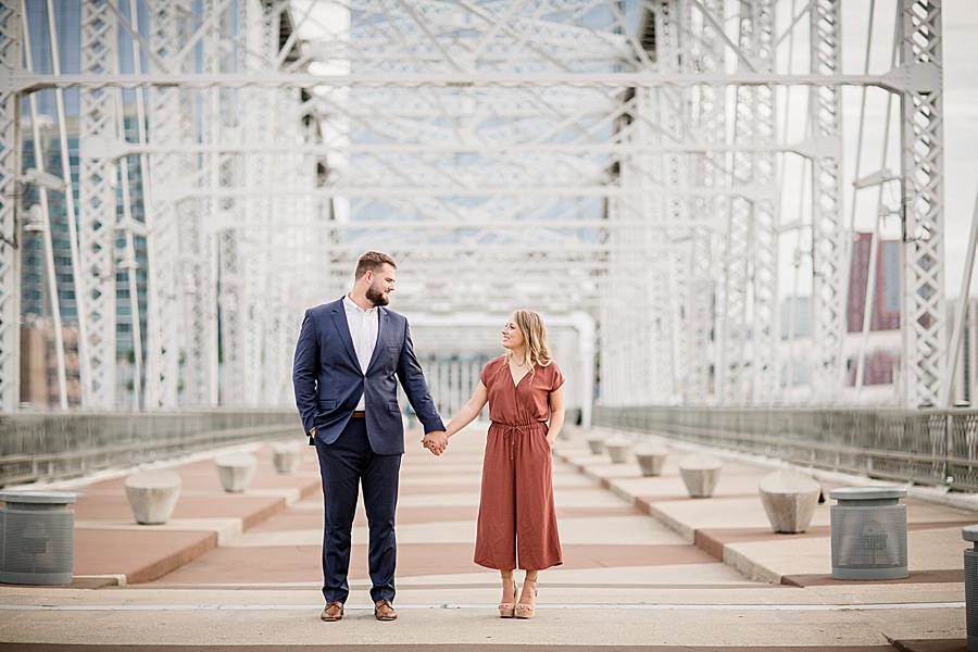 Downtown Nashville at this 2018 favorite engagements by Knoxville Wedding Photographer, Amanda May Photos.