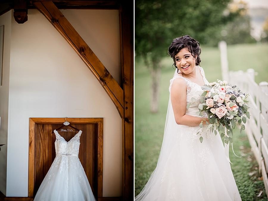 Mrs. hanger at this Whitestone Country Inn bridal session by Knoxville Wedding Photographer, Amanda May Photos.