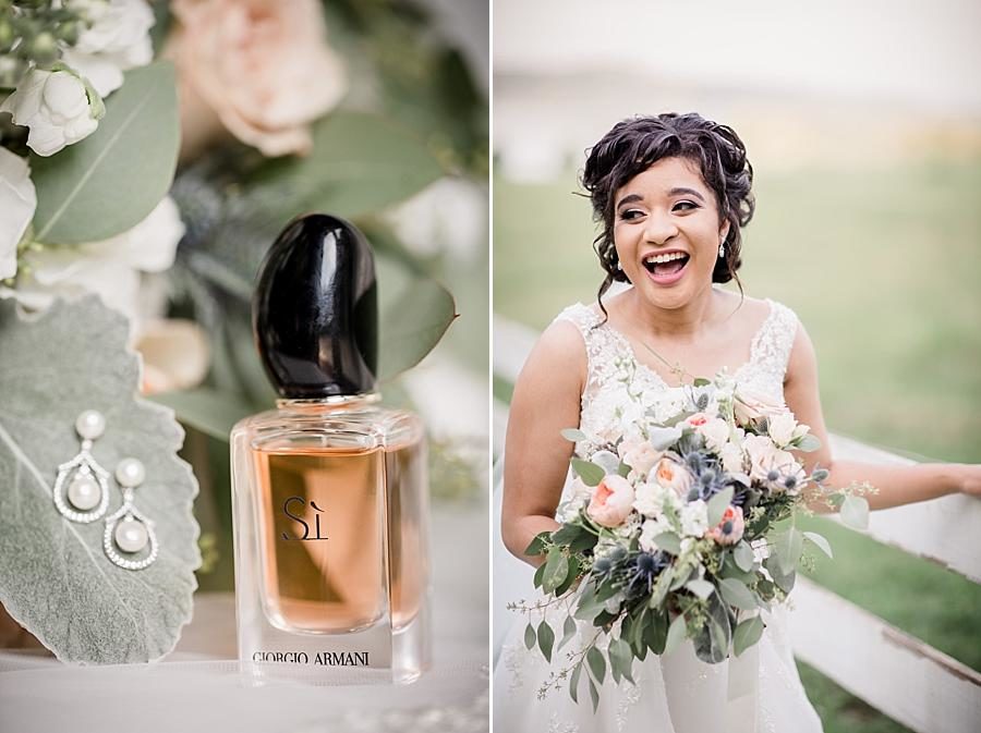 Armani perfume at this Whitestone Country Inn bridal session by Knoxville Wedding Photographer, Amanda May Photos.
