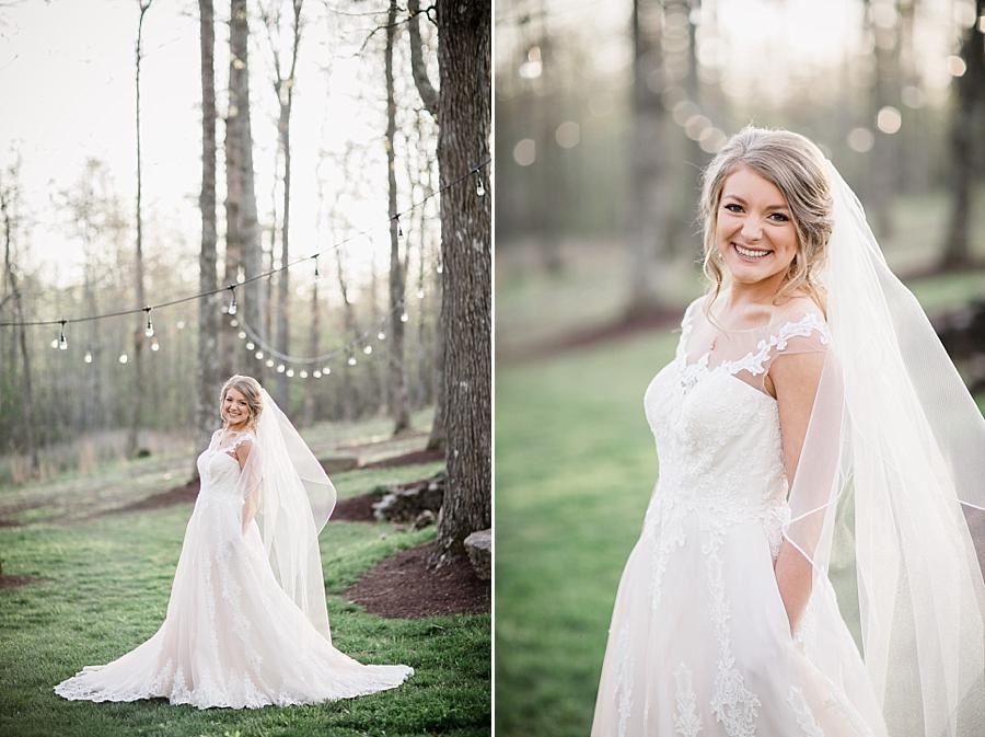 Hands in pockets at this Castleton Farms Bridal session by Knoxville Wedding Photographer, Amanda May Photos.