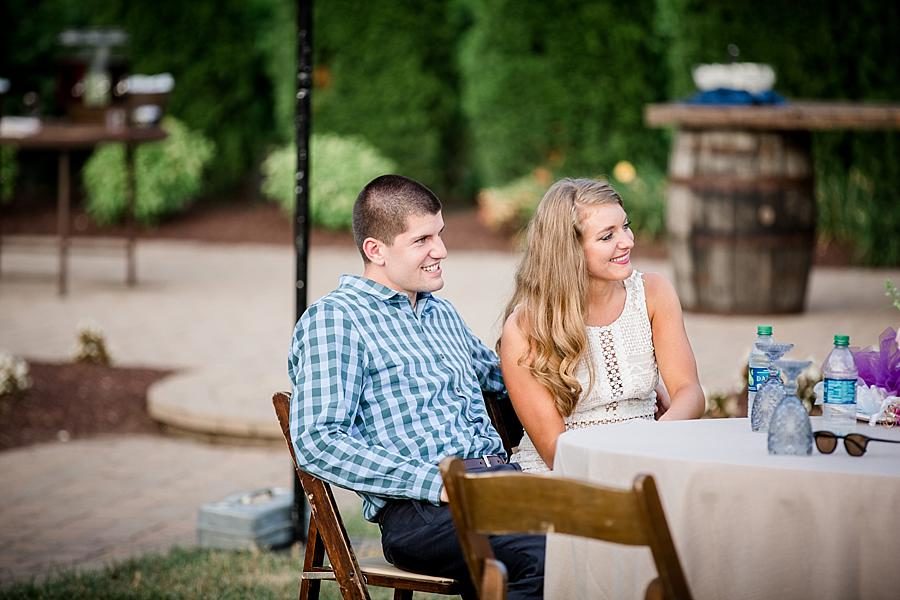 The happy couple at this Castleton Farms Wedding by Knoxville Wedding Photographer, Amanda May Photos.