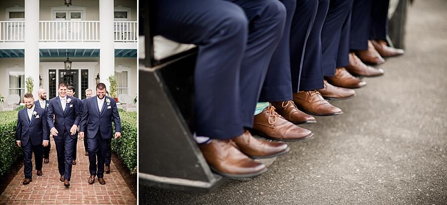 Brown loafers at this Castleton Farms Wedding by Knoxville Wedding Photographer, Amanda May Photos.