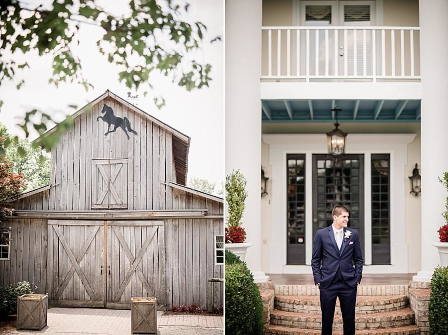 Horse stable at this Castleton Farms Wedding by Knoxville Wedding Photographer, Amanda May Photos.